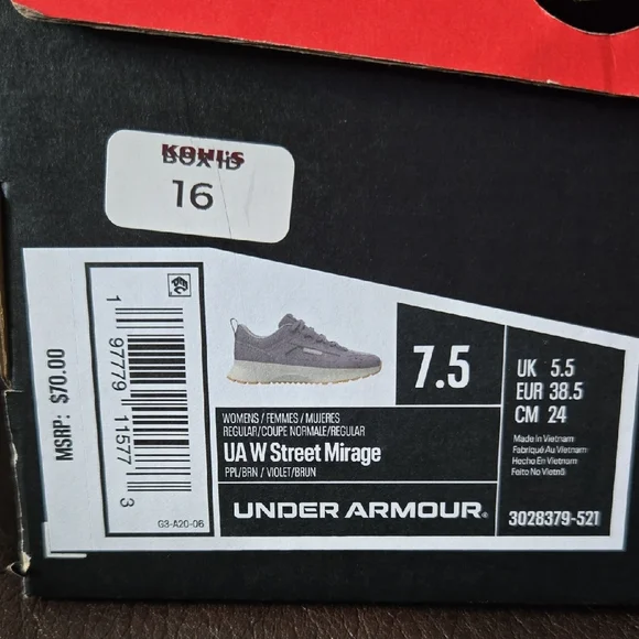 Under Armour Lavender Sneakers - Picture 3 of 8